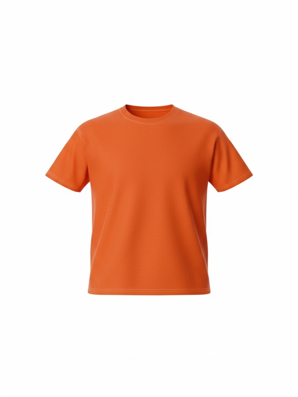 Men's Short Sleeve Crew T-Shirt in Orange